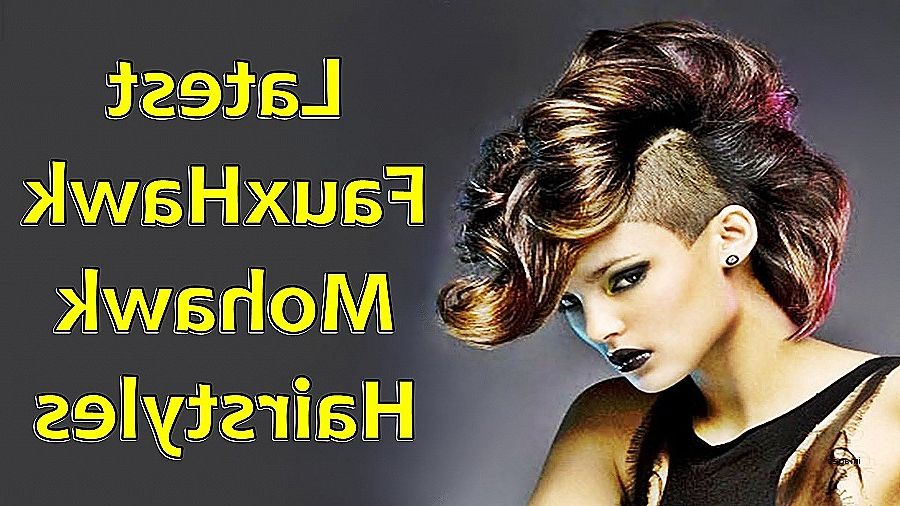 Curly Hairstyles. Inspirational Mohawk Hairstyles For Curly Hair Inside Curly Haired Mohawk Hairstyles (Photo 22 of 25)