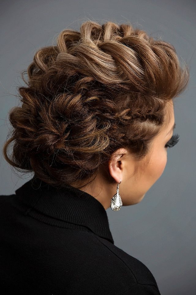 Day To Night Hairstyle | Mohawk Braid Into Fishtail Bun Inside Cool Mohawk Updo Hairstyles (Photo 14 of 25)