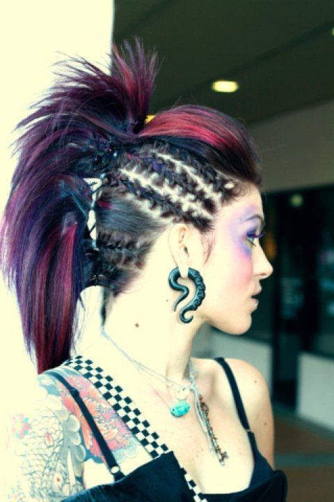 Faux Hawk | Punk Rock Princess | Pinterest Throughout Punk Rock Princess Faux Hawk Hairstyles (Photo 1 of 25)