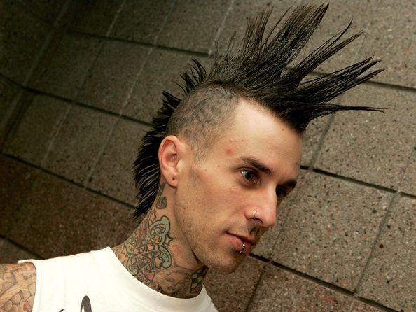 Hairstyle & Haircut: Travis Barker Mohawk Hairstyles Inside Gelled Mohawk Hairstyles (Photo 3 of 25)