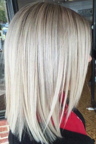 Hairstyle: Layered Front, Shoulder Length Lob | Hair & Beauty For Best And Newest Straight Rounded Lob Hairstyles With Chunky Razored Layers (Photo 3 of 25)