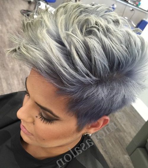 Hairstyle: Splendid Short Mohawk Hairstyles For Black Women Gallery In Steel Colored Mohawk Hairstyles (View 6 of 25)