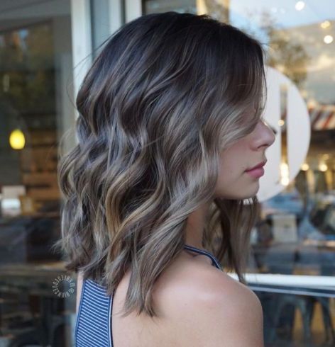 Hairstyle. Super Haircuts For Short Wavy Hair Inspiration: Haircuts With Current Point Cut Bob Hairstyles With Caramel Balayage (Photo 10 of 25)