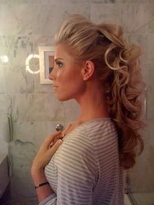 Long Curly Updo – Hairstyles And Beauty Tips | Locks | Pinterest Within Athenian Goddess Faux Hawk Updo Hairstyles (View 17 of 25)