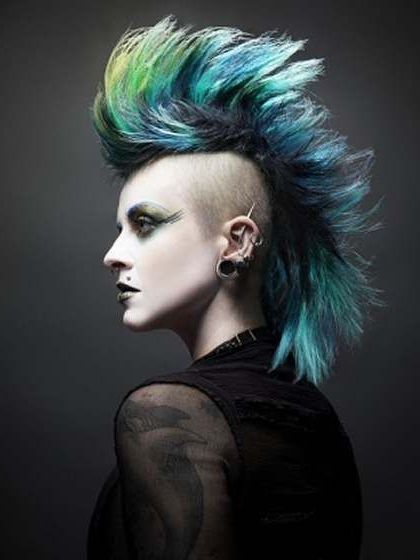 Long Mohawk Hairstyles Girls – Google Search | Hair | Pinterest With The Pixie Slash Mohawk Hairstyles (Photo 5 of 25)
