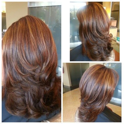 Medium Length Hair Cut With Layers, Blown Out With Big Round Brush In Recent Long Layers Hairstyles For Medium Length Hair (Photo 9 of 25)