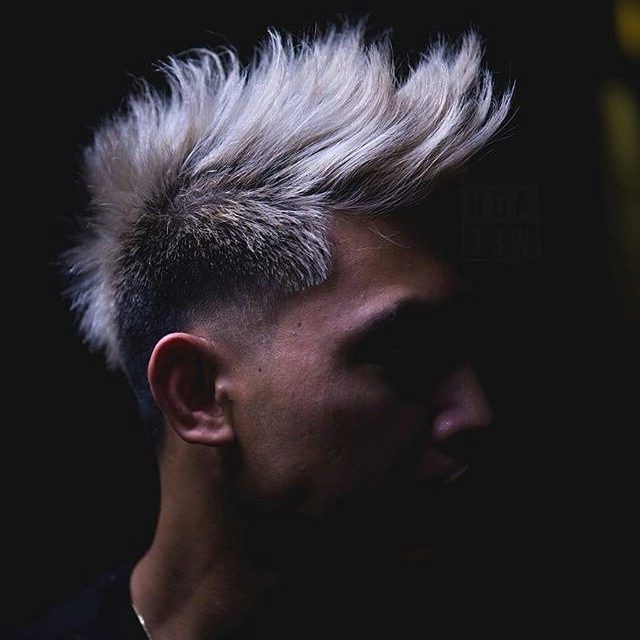 Mohawk Fade Haircuts For Long Platinum Mohawk Hairstyles With Faded Sides (Photo 17 of 25)