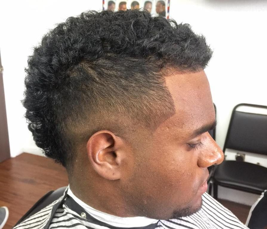 Mohawk Haircut: 15 Curly, Short, Long Mohawk Hairstyles For Men Within Curl–accentuating Mohawk Hairstyles (View 3 of 25)