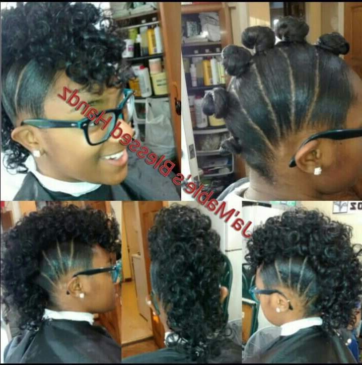 Mohawk!!! | Its The Hair!!!! | Hair, Hair Styles, Natural Hair Styles Pertaining To Quick And Easy Mohawk Hairstyles (View 7 of 25)