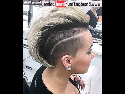 Mohawk With Length And Frosted Tips – Youtube Pertaining To Mohawk Hairstyles With Length And Frosted Tips (Photo 1 of 25)