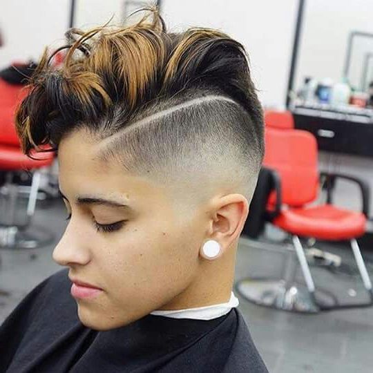 Pinmonica Hernandez On Dapper Cutz In 2018 | Pinterest | Hair Pertaining To Mini Braided Babe Mohawk Hairstyles (View 25 of 25)