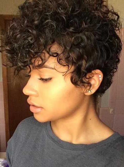 Pinrenita Alexander On Hair In 2018 | Pinterest | Curly Hair Throughout Retro Curls Mohawk Hairstyles (Photo 5 of 25)