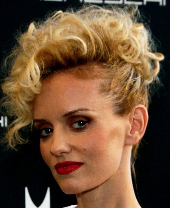 Short Curly Faux Hawk Hairstyle For Women | For The Love Of Hair Inside Curly Style Faux Hawk Hairstyles (Photo 6 of 25)