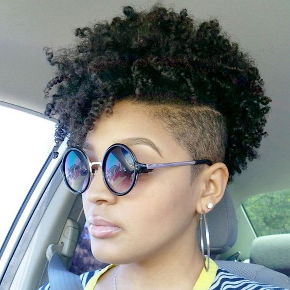 Short Curly Mohawk Hairstyles For Black Women With Short Curly Mohawk Hairstyles (Photo 5 of 25)