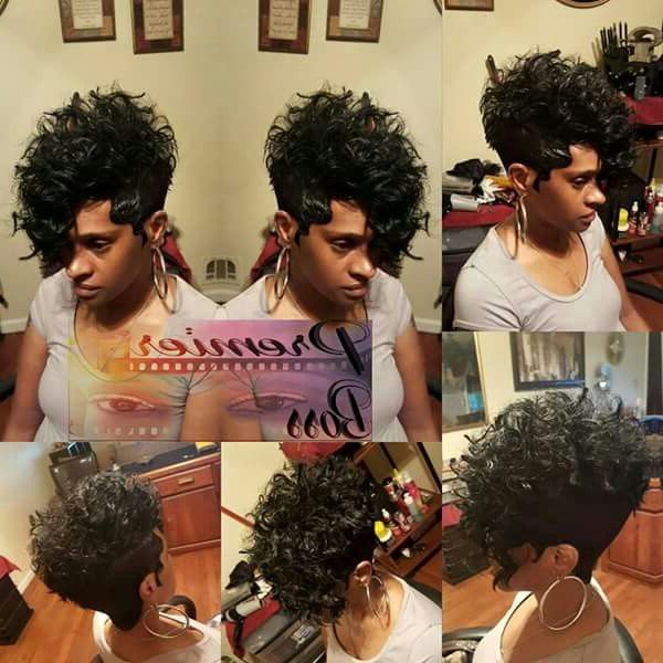 Short Curly Mohawk Short Cur | Curly Mohawk. | Pinterest | Hair Inside Quick And Easy Mohawk Hairstyles (Photo 13 of 25)