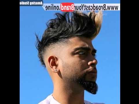 Tousled Mohawk Hairstyle With A Bleached Piece – Youtube Regarding Bleached Mohawk Hairstyles (View 13 of 25)