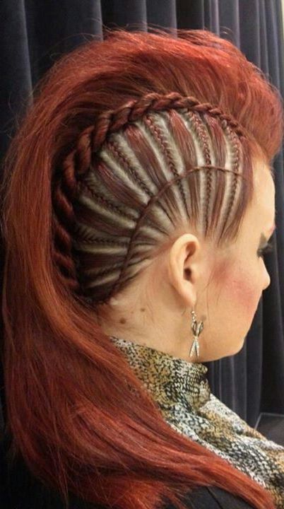 What A Great Way To Get A Mohawk Without Shaving Your Head! | Wild With Regard To Long Lock Mohawk Hairstyles (Photo 2 of 25)