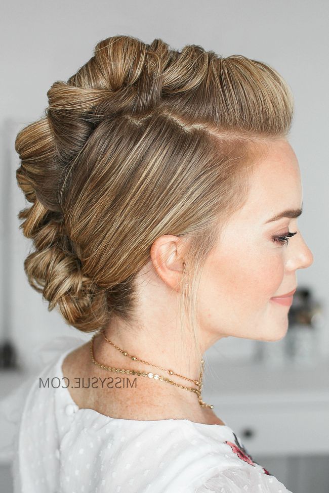 Wrapped Mohawk Updo | Missy Sue Inside Cool Mohawk Updo Hairstyles (Photo 8 of 25)