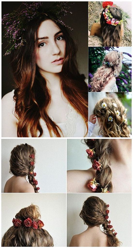 12 Best Wedding Hairstyles With Clip In Human Hair Extension Regarding Bohemian Curls Bridal Hairstyles With Floral Clip (View 6 of 25)