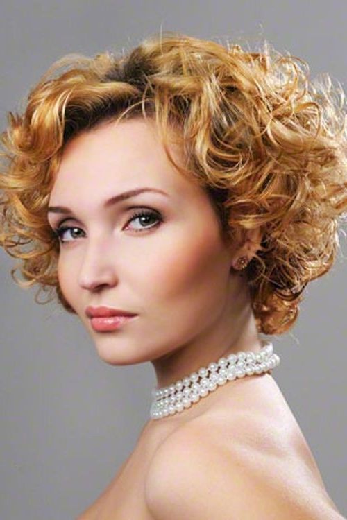 15 Curly Hairstyles For 2018: Flattering New Styles For Everyone Throughout Curly Ash Blonde Updo Hairstyles With Bouffant And Bangs (View 14 of 25)