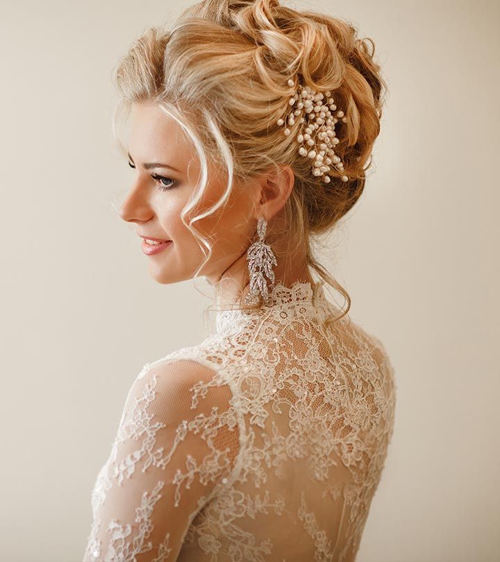 15 Mesmerizing Bridal Updos That Will Inspire You Throughout Curly Bob Bridal Hairdos With Side Twists (View 18 of 25)