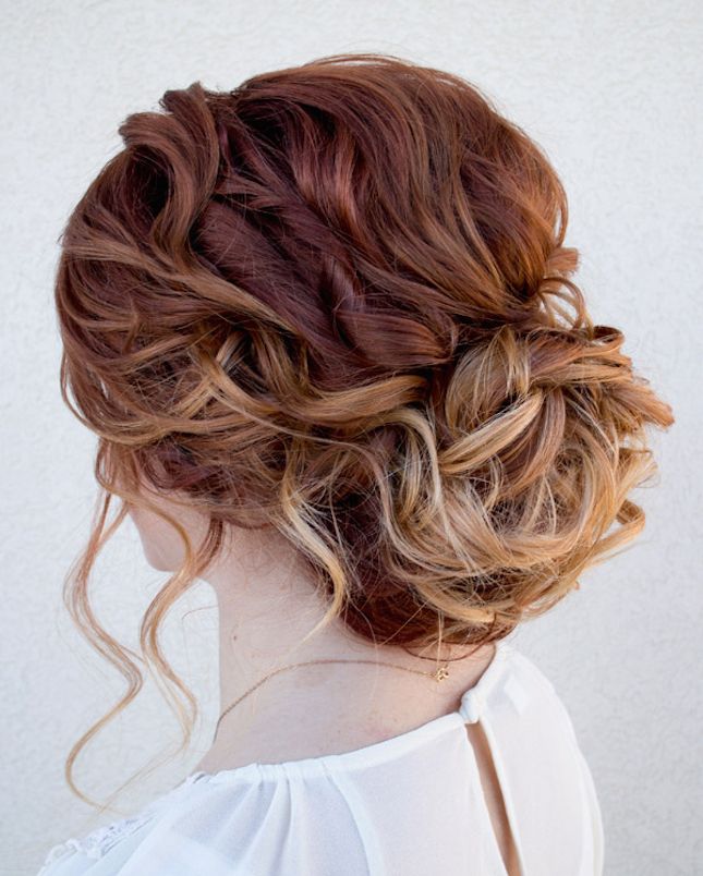 20 Most Beautiful Bridal Updos For Elegant Brides – Haircuts Throughout Curly Wedding Hairstyles With An Orchid (View 10 of 25)