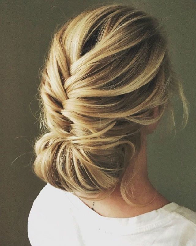 2018 Wedding Hair Trends | The Ultimate Wedding Hair Styles Of 2018 In Chignon Wedding Hairstyles With Pinned Up Embellishment (View 8 of 25)