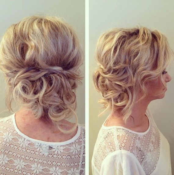 27 Trendy Updos For Medium Length Hair: Updo Hairstyle Ideas For 2019 Within Low Messy Chignon Bridal Hairstyles For Short Hair (View 17 of 25)