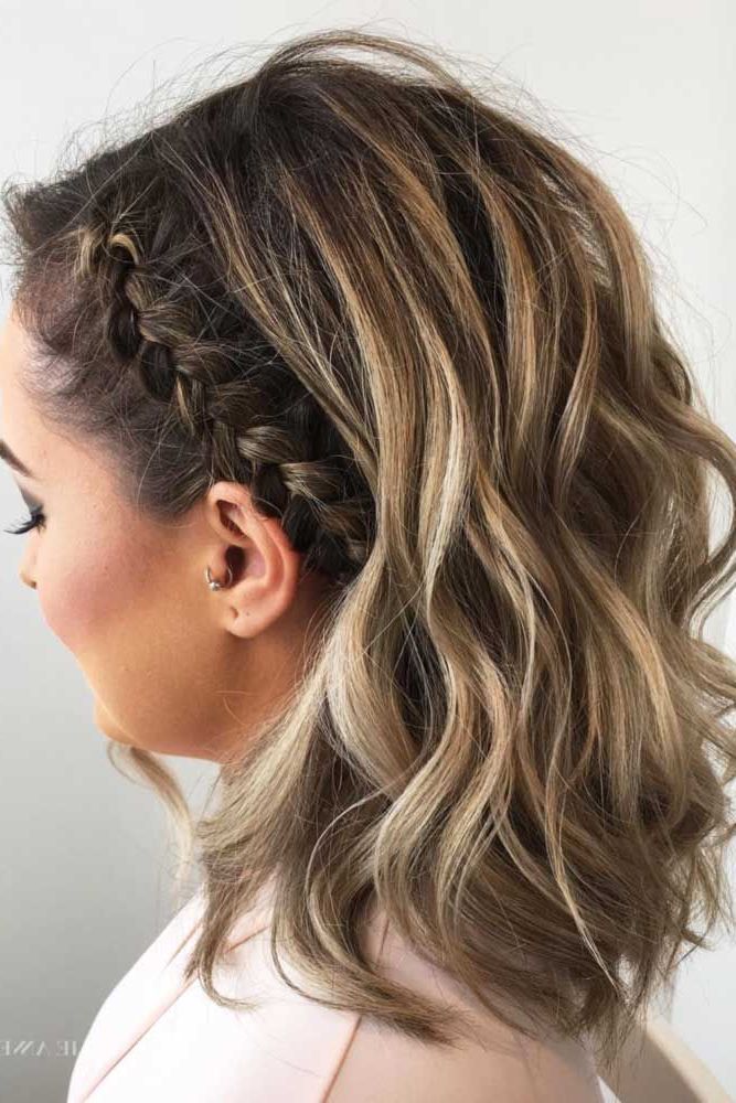 30 Cute Braided Hairstyles For Short Hair | Every Day Styles | Short Pertaining To Short Length Hairstyles Appear Longer For Wedding (View 22 of 25)