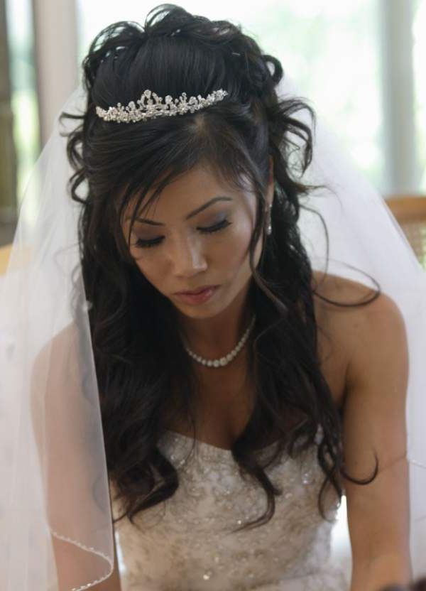 30 Wedding Hairstyles For Black Women – Haircuts & Hairstyles 2019 Pertaining To Side Curls Bridal Hairstyles With Tiara And Lace Veil (View 18 of 25)