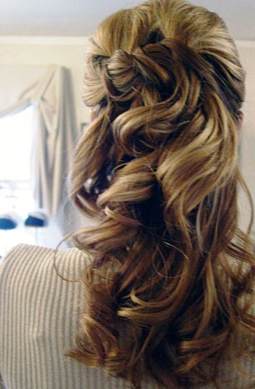 39 Half Up Half Down Hairstyles To Make You Look Perfect Intended For Twisted And Pinned Half Up Wedding Hairstyles (View 18 of 25)