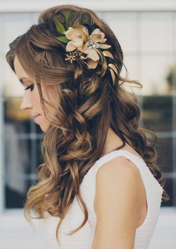 40 Of The Most Amazing Wedding Hairstyles For Your Big Day Within Pulled Back Layers Bridal Hairstyles With Headband (View 13 of 25)