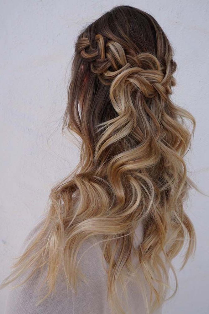 42 Half Up Half Down Wedding Hairstyles Ideas | Hair Style Inside Wild Waves Bridal Hairstyles (View 16 of 25)