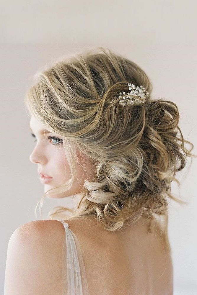 45 Short Wedding Hairstyle Ideas So Good You'd Want To Cut Hair In Short Spiral Waves Hairstyles For Brides (View 6 of 25)