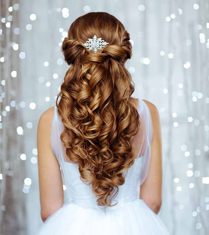 50 Bridal Hairstyle Ideas For Your Reception Intended For Undone Low Bun Bridal Hairstyles With Floral Headband (View 25 of 25)