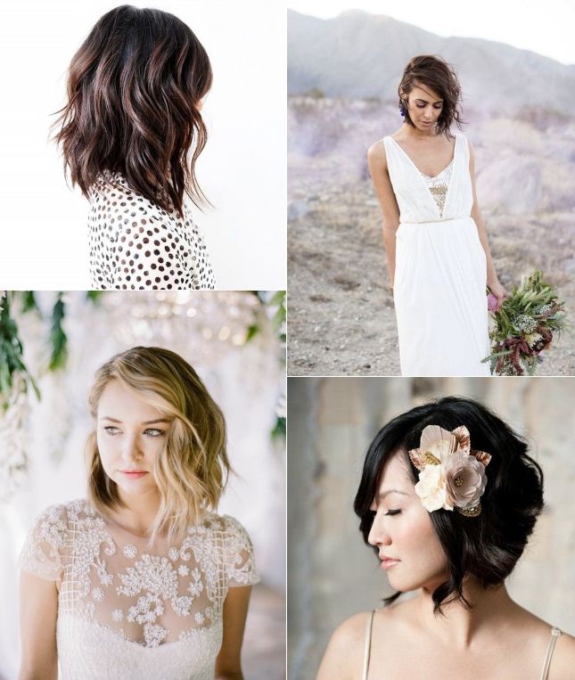 9 Short Wedding Hairstyles For Brides With Short Hair | Confetti (View 15 of 25)