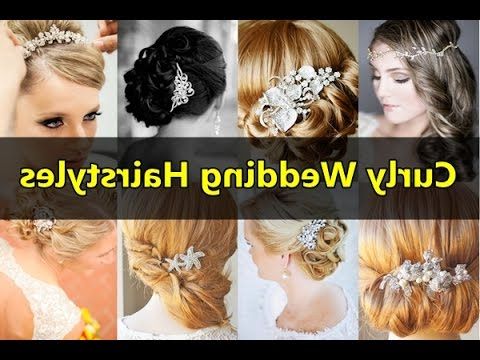 Beautiful Curly Wedding Hairstyles For Long, Medium, Short Curly With Regard To Curly Wedding Updos For Short Hair (View 18 of 25)