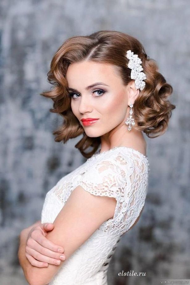 Best Short Wedding Hairstyles Tips For 2018 – Best Short Hairstyles With Regard To Vintage Asymmetrical Wedding Hairstyles (View 5 of 25)