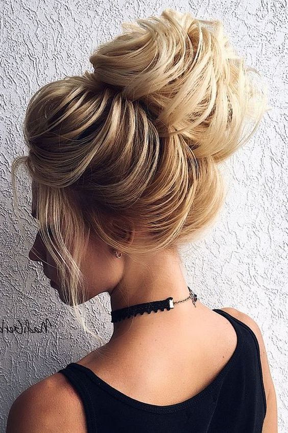 Big Bun | Top Knot | With Hair Extensions | Long Hairstyle | Simple Regarding Simplified Waterfall Braid Wedding Hairstyles (View 21 of 25)