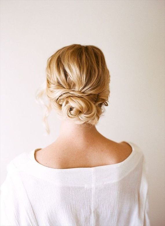 Bridal Hair & Makeup Trends – Wedding Dresses, Plus Size Wedding Intended For Low Twisted Bun Wedding Hairstyles For Long Hair (View 21 of 25)