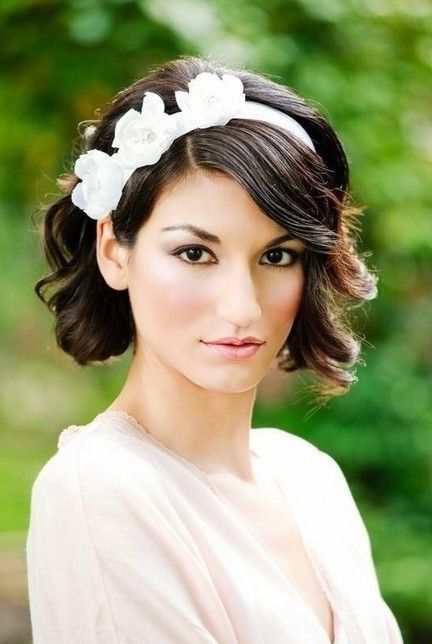 Bridesmaid Hairstyles For Short Hair – Popular Haircuts With Curly Wedding Updos For Short Hair (View 21 of 25)
