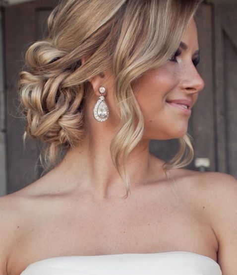 Choosing Your Wedding Hairstyle… | Blonde's Big Day | Wedding Inside Subtle Curls And Bun Hairstyles For Wedding (View 3 of 25)