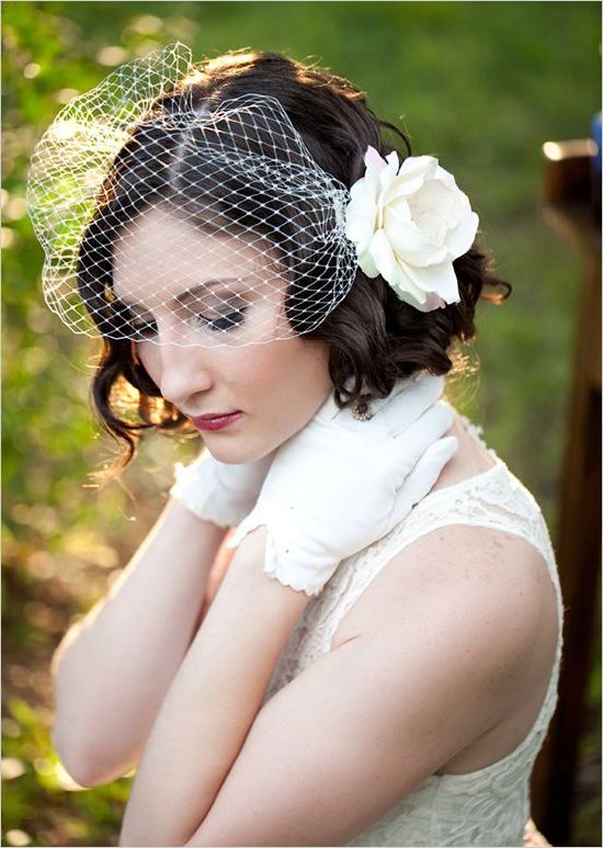 Colorful Boho Vintage Wedding Ideas For The Fearless Bride | For The In Short Wedding Hairstyles With Vintage Curls (View 7 of 25)