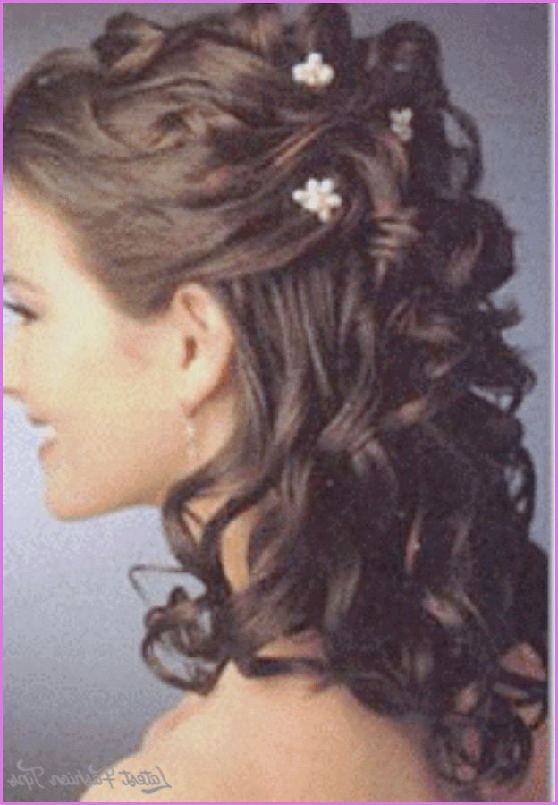 Cool Wedding Hairstyles For Medium Hair Down Home Design Furniture Regarding Wedding Updos With Bow Design (View 19 of 25)