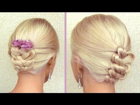 Criss Cross Hairstyles: Half Up Half Down, Ponytail And Updo For Within Criss Cross Wedding Hairstyles (View 10 of 25)