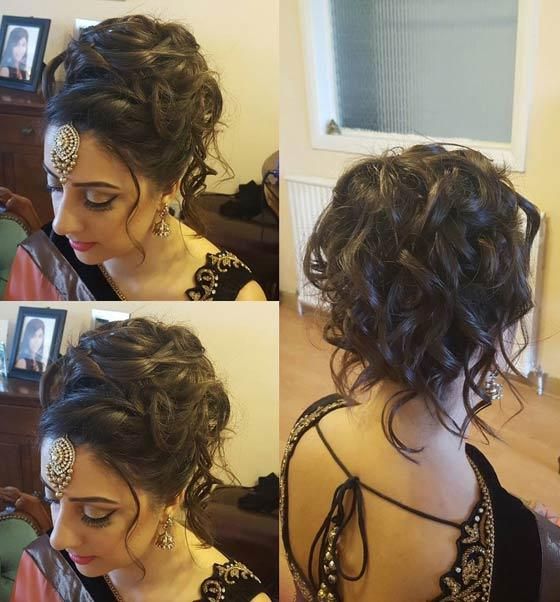 Curly Tendrils Updo | Happy Shappy In Curled Bridal Hairstyles With Tendrils (View 11 of 25)