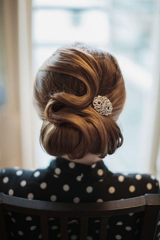 Friday Roundup | Beautiful Hair | Hair Styles, Hair, Vintage Hairstyles Within Vintage Asymmetrical Wedding Hairstyles (View 24 of 25)