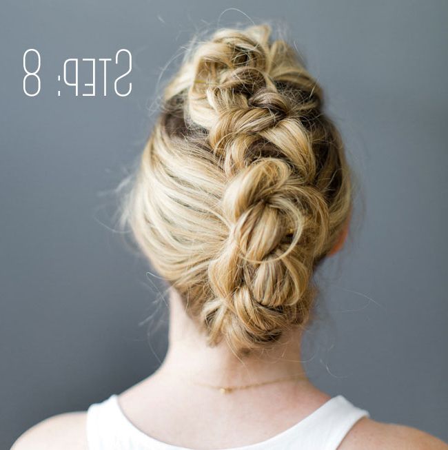 How To Do A Fauxhawk Braid – Beautyeden Di Bianco For Formal Faux Hawk Bridal Updos (View 11 of 25)