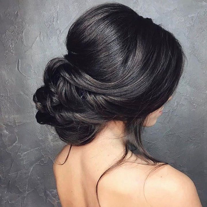 Low Bun Wedding Hair | Your Pinterest Likes | Pinterest | Wedding Regarding Retro Wedding Hair Updos With Small Bouffant (View 5 of 25)
