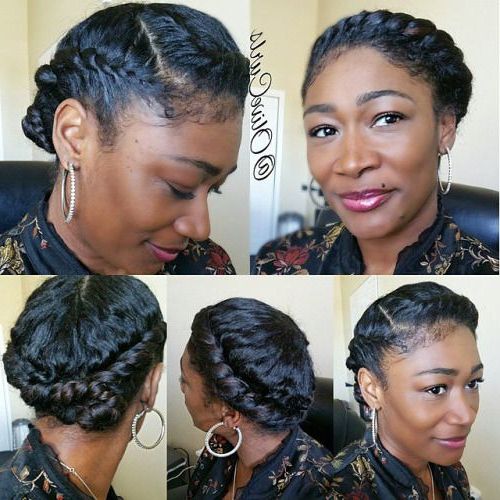 Olivecurls Flat Twist Bun Freshly Washed Hair Sectioned In Half Throughout Sectioned Twist Bridal Hairstyles (View 10 of 25)